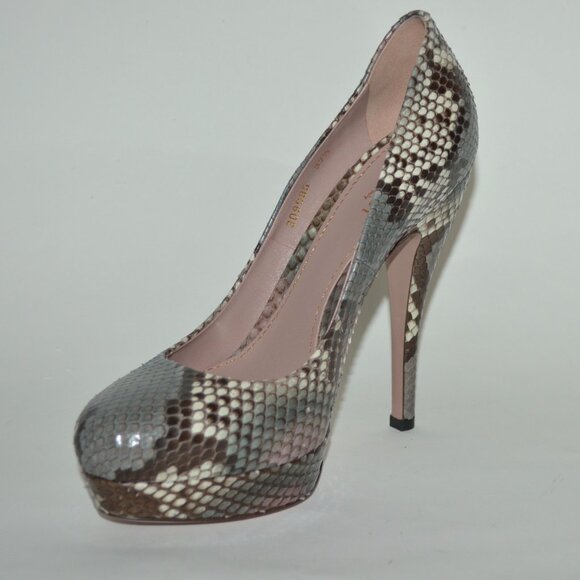 NIB GUCCI PYTHON PUMPS - Picture 1 of 10
